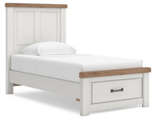 Load image into Gallery viewer, Ashley Savonport Twin Panel Storage Bed
