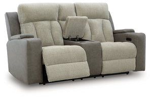 WhipLash Power Reclining Loveseat with Console - 46 Furniture and Mattress Gallery