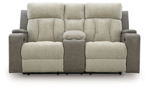 WhipLash Power Reclining Loveseat with Console - 46 Furniture and Mattress Gallery