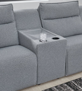 Modmax Reclining Sectional with Console - 46 Furniture and Mattress Gallery