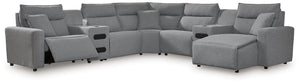 Modmax Power Reclining Sectional with Chaise - 46 Furniture and Mattress Gallery