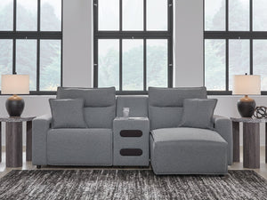 Modmax Power Reclining Sectional with Chaise - 46 Furniture and Mattress Gallery