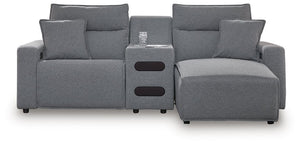 Modmax Power Reclining Sectional with Chaise - 46 Furniture and Mattress Gallery