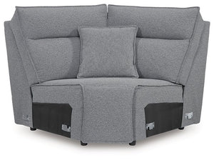 ModMax II Reclining Sectional with Chaise and Audio Console - 46 Furniture and Mattress Gallery