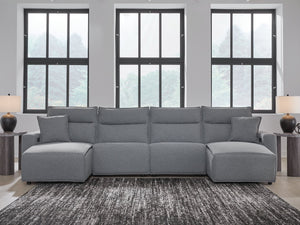 Modmax Power Reclining Sectional with Chaise - 46 Furniture and Mattress Gallery
