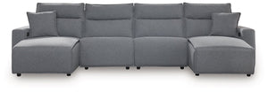 Modmax Power Reclining Sectional with Chaise - 46 Furniture and Mattress Gallery