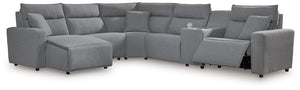 Modmax Power Reclining Sectional with Chaise - 46 Furniture and Mattress Gallery