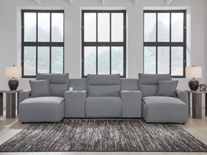 Modmax Power Reclining Sectional with Chaise - 46 Furniture and Mattress Gallery