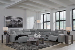 Modmax Power Reclining Sectional with Chaise - 46 Furniture and Mattress Gallery