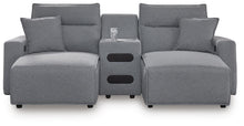 Load image into Gallery viewer, Modmax II Power Reclining Sectional with Chaise and Audio Console
