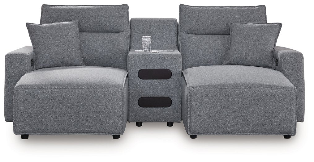 Modmax Power Reclining Sectional with Chaise - 46 Furniture and Mattress Gallery