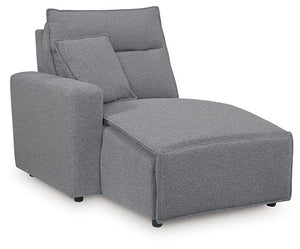 ModMax II Reclining Sectional with Chaise and Audio Console - 46 Furniture and Mattress Gallery