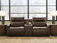 Load image into Gallery viewer, ModZ Power Reclining Sectional Loveseat with Audio Console
