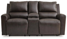Load image into Gallery viewer, Boxmere Power Reclining Loveseat with Console

