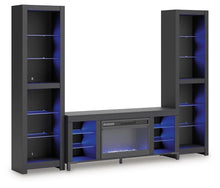 Load image into Gallery viewer, Cayberry Entertainment Center with Electric Fireplace
