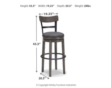 Load image into Gallery viewer, Caitbrook Bar Height Bar Stool
