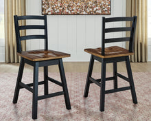 Load image into Gallery viewer, Wildenauer Counter Height Swivel Barstool
