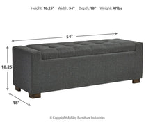 Load image into Gallery viewer, Cortwell Storage Bench
