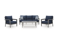 Load image into Gallery viewer, Gali Outdoor Sofa/Chairs/Table Set (Set of 4)
