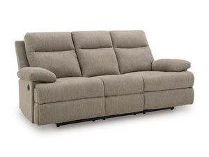 Side-Swipe Reclining Sofa with Drop Down Table - 46 Furniture and Mattress Gallery