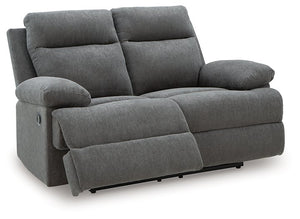 Side-Swipe Reclining Loveseat - 46 Furniture and Mattress Gallery