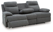 Load image into Gallery viewer, Side-Swipe Reclining Sofa with Drop Down Table - 46 Furniture and Mattress Gallery
