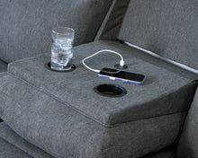 Load image into Gallery viewer, Side-Swipe Reclining Sofa with Drop Down Table - 46 Furniture and Mattress Gallery
