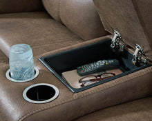 Load image into Gallery viewer, Beckley Place Power Reclining Loveseat with Console - 46 Furniture and Mattress Gallery
