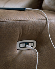 Load image into Gallery viewer, Beckley Place Power Reclining Loveseat with Console - 46 Furniture and Mattress Gallery
