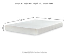 Load image into Gallery viewer, Chime 8 Inch Memory Foam Mattress in a Box
