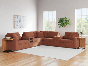 Modmax Balanced Sectional with Audio and Storage Consoles - 46 Furniture and Mattress Gallery