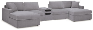 Modmax 5 Piece Sectional with Audio Console - 46 Furniture and Mattress Gallery