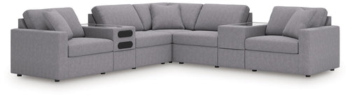 Modmax Balanced Sectional with Audio and Storage Consoles - 46 Furniture and Mattress Gallery