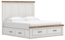 Load image into Gallery viewer, Ashley Savonport King Panel Storage Bed — Plus
