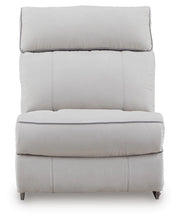 Load image into Gallery viewer, Social Pointe Reclining Sectional with Storage Consoles
