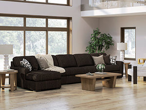 Midnight-Madness Sectional Sofa with Chaise