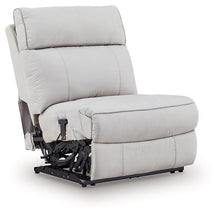 Load image into Gallery viewer, Social Pointe Reclining Sectional with Storage Console - 46 Furniture and Mattress Gallery
