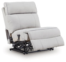 Load image into Gallery viewer, Social Pointe Reclining Sectional with Storage Console - 46 Furniture and Mattress Gallery
