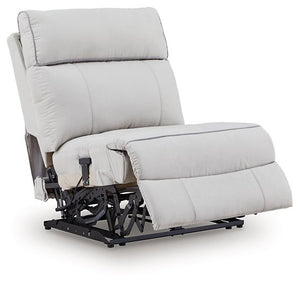 Social Pointe Reclining Sectional with Storage Console - 46 Furniture and Mattress Gallery