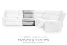 Load image into Gallery viewer, Social Pointe Reclining Sectional with Storage Console - 46 Furniture and Mattress Gallery
