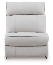 Load image into Gallery viewer, Social Pointe Reclining Sectional with Storage Console - 46 Furniture and Mattress Gallery
