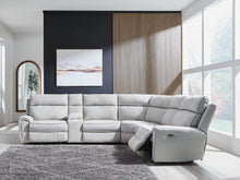 Load image into Gallery viewer, Social Pointe Reclining Sectional with Storage Console - 46 Furniture and Mattress Gallery
