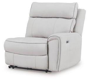 Social Pointe Reclining Sectional with Storage Console - 46 Furniture and Mattress Gallery