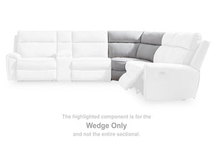 Social Pointe Reclining Sectional with Storage Console - 46 Furniture and Mattress Gallery