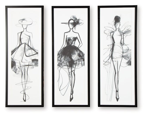 Mckerrick Wall Art Set (Set of 3) - 46 Furniture and Mattress Gallery