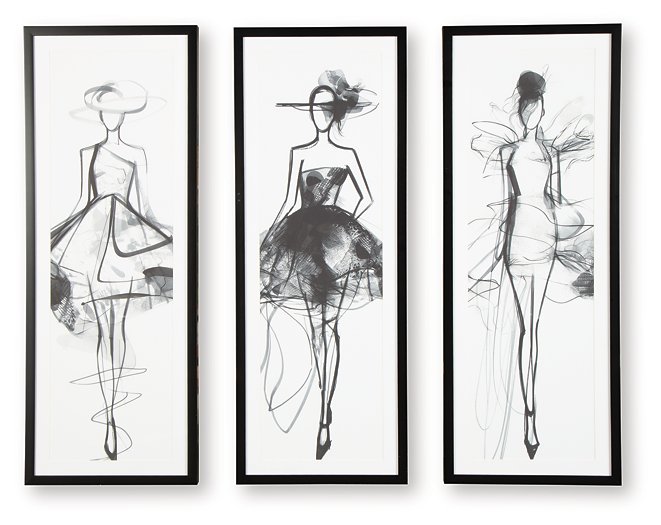 Mckerrick Wall Art Set (Set of 3) - 46 Furniture and Mattress Gallery