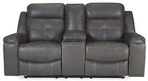 Jesolo Reclining Loveseat with Console - 46 Furniture and Mattress Gallery