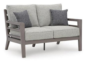 Hillside Barn Outdoor Loveseat with Cushion - 46 Furniture and Mattress Gallery