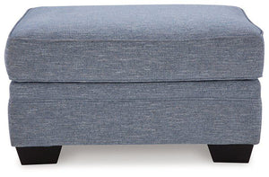 Carissa Manor Ottoman - 46 Furniture and Mattress Gallery