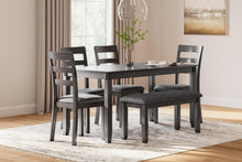 Load image into Gallery viewer, Bridson Dining Table and Chairs with Bench (Set of 6) - 46 Furniture and Mattress Gallery

